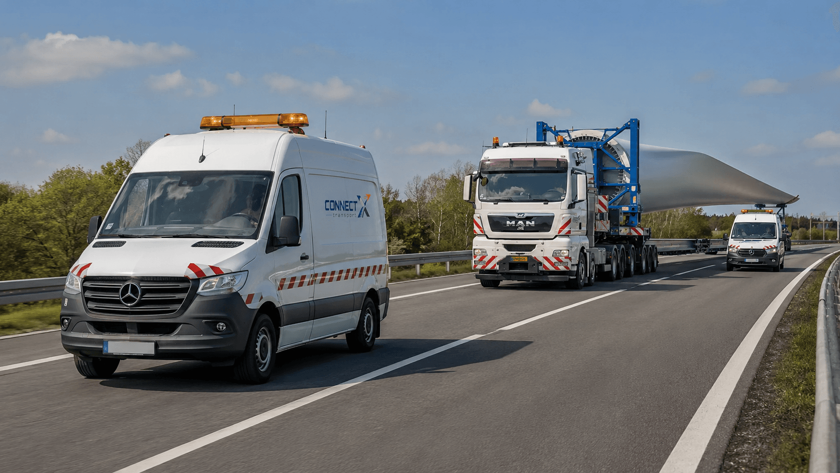 Connect X Transport BF3 Begleitfahrzeug
